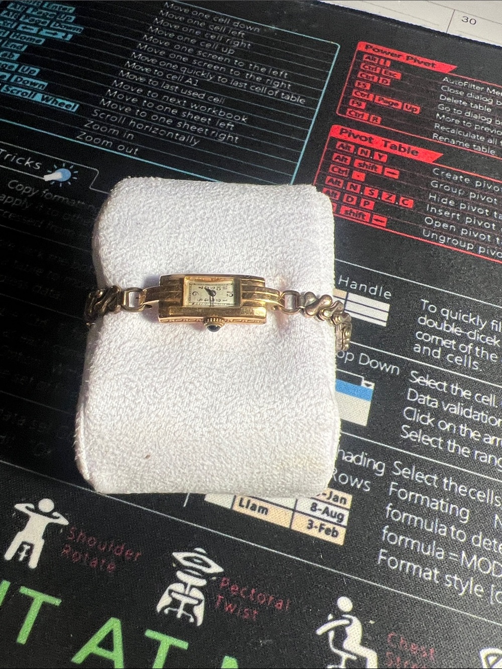 Gold-Tone Women's Linked Bracelet Watch